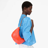 Lune Shoulder Bag, L'orange Italian Nappa Leather