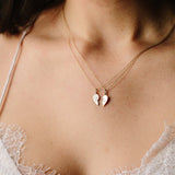 Zoe Chicco | Best Friends Split Heart Necklaces