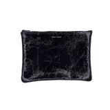 Tracey Tanner | Medium Zip Pouch, Foil Black
