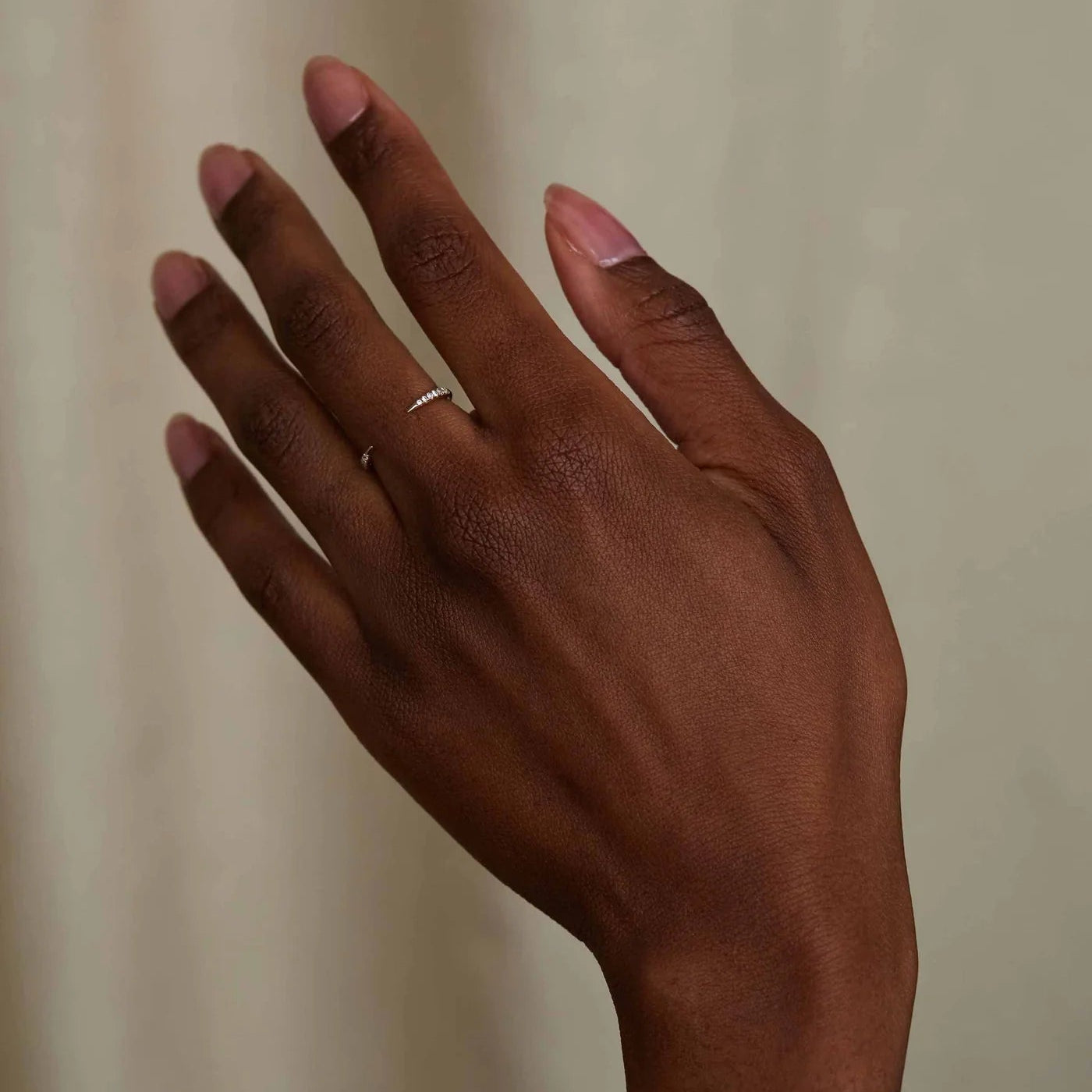 Micropavé Diamond Open Slice Band