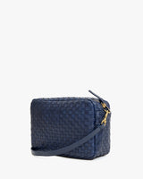 Marisol Bag, Woven Checker Bleu Marine