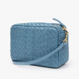 Marisol Bag, Desert Blue Woven Zig Zag