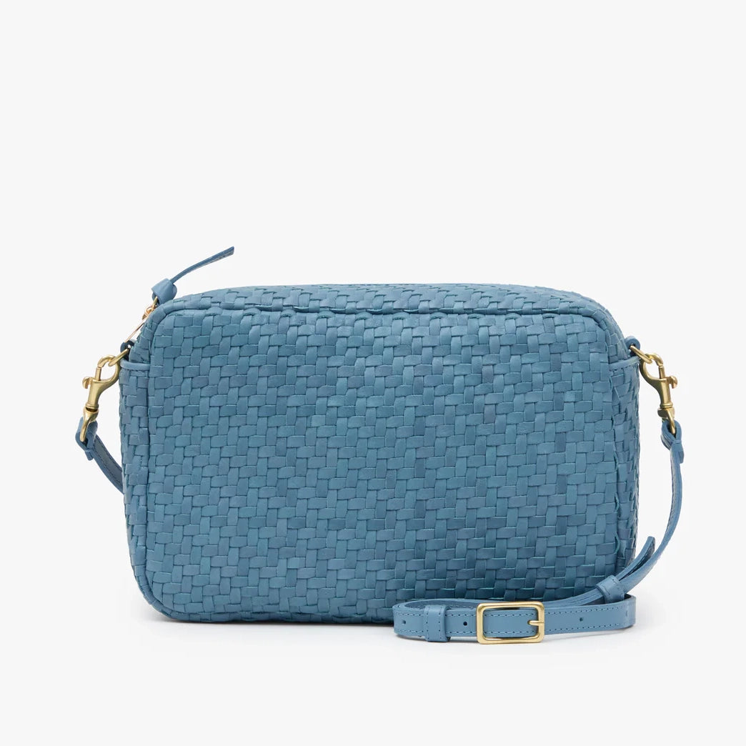 Marisol Bag, Desert Blue Woven Zig Zag