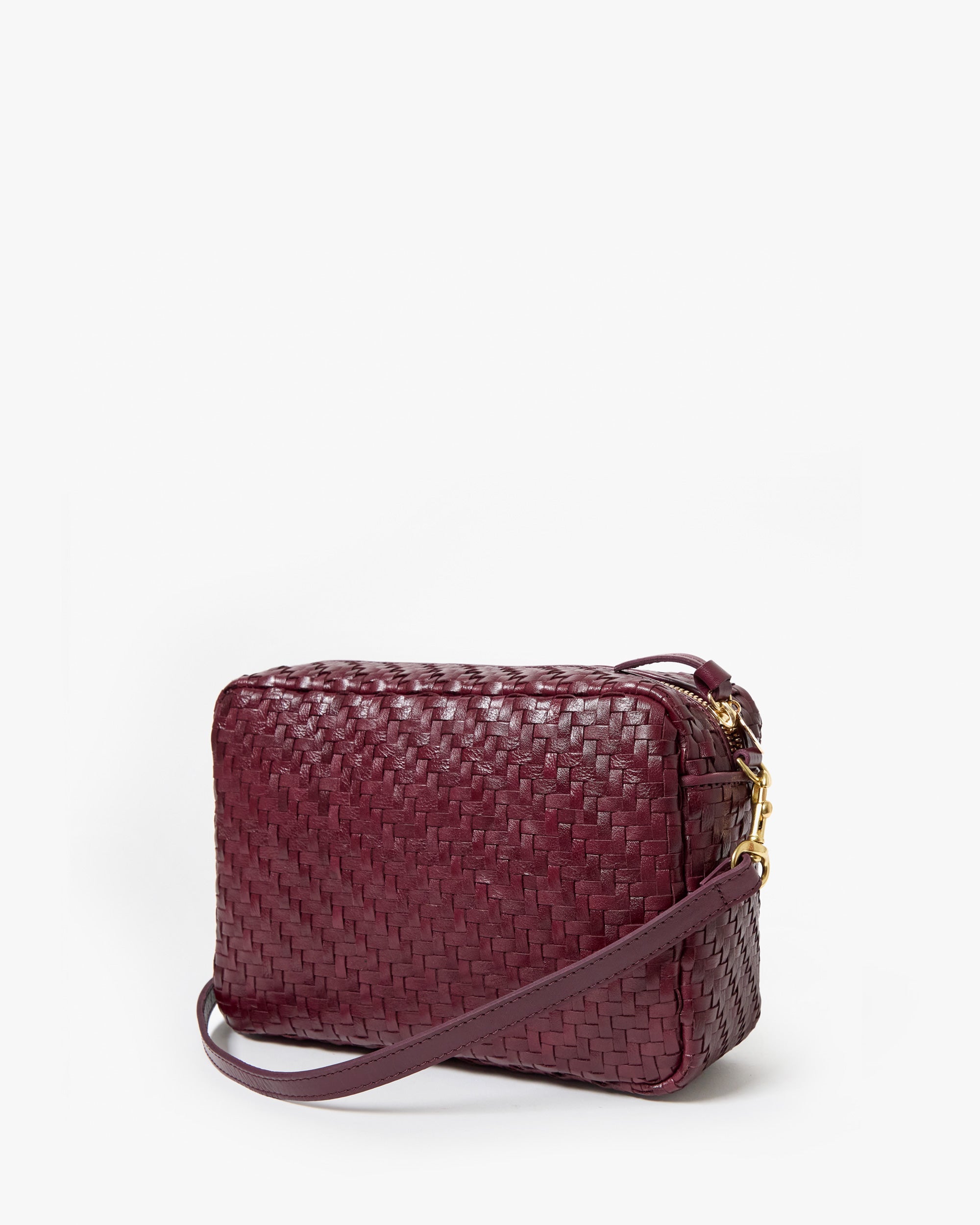 Marisol Bag, Cassis Woven Zig Zag