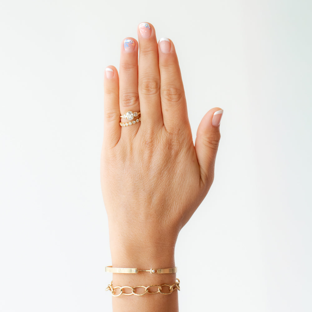 Wood Nymph Faye Three-Stone Diamond Ring