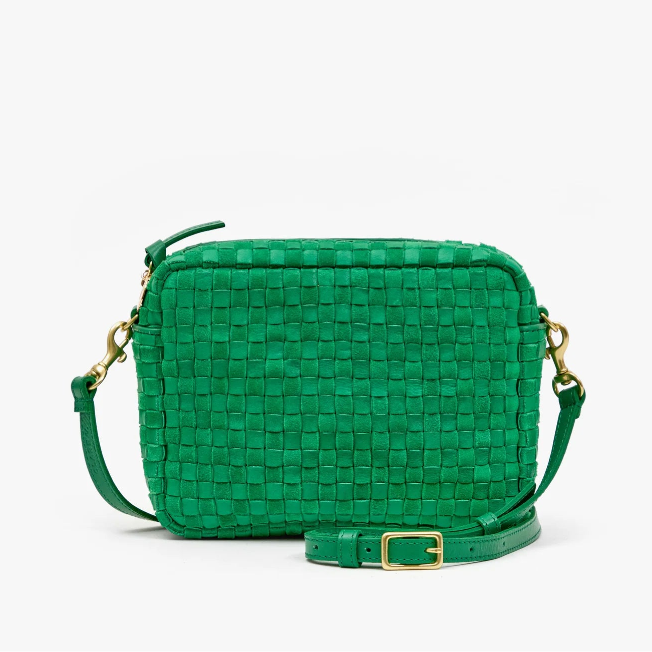 Midi Sac, Grass Woven Checker