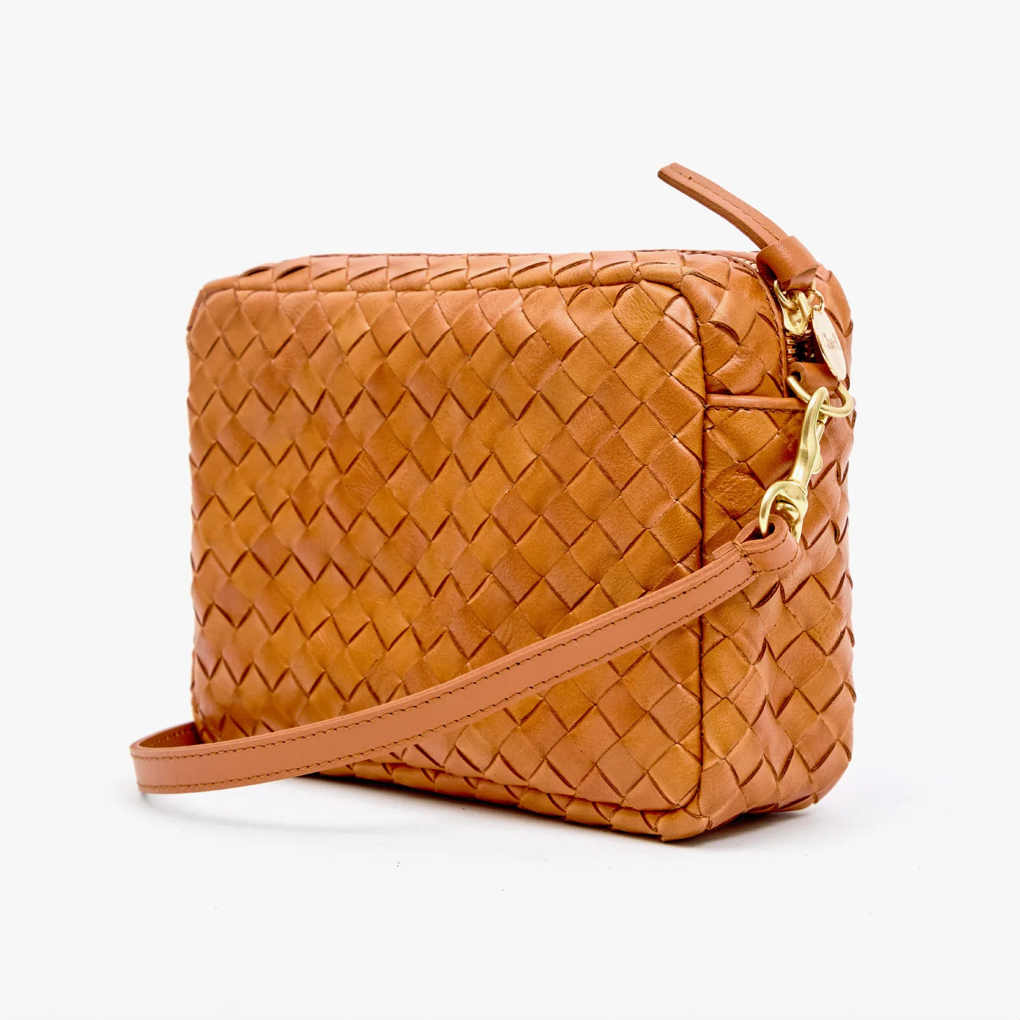 Midi Sac, Natural Diagonal Woven