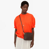 Midi Sac, Chocolate Rattan