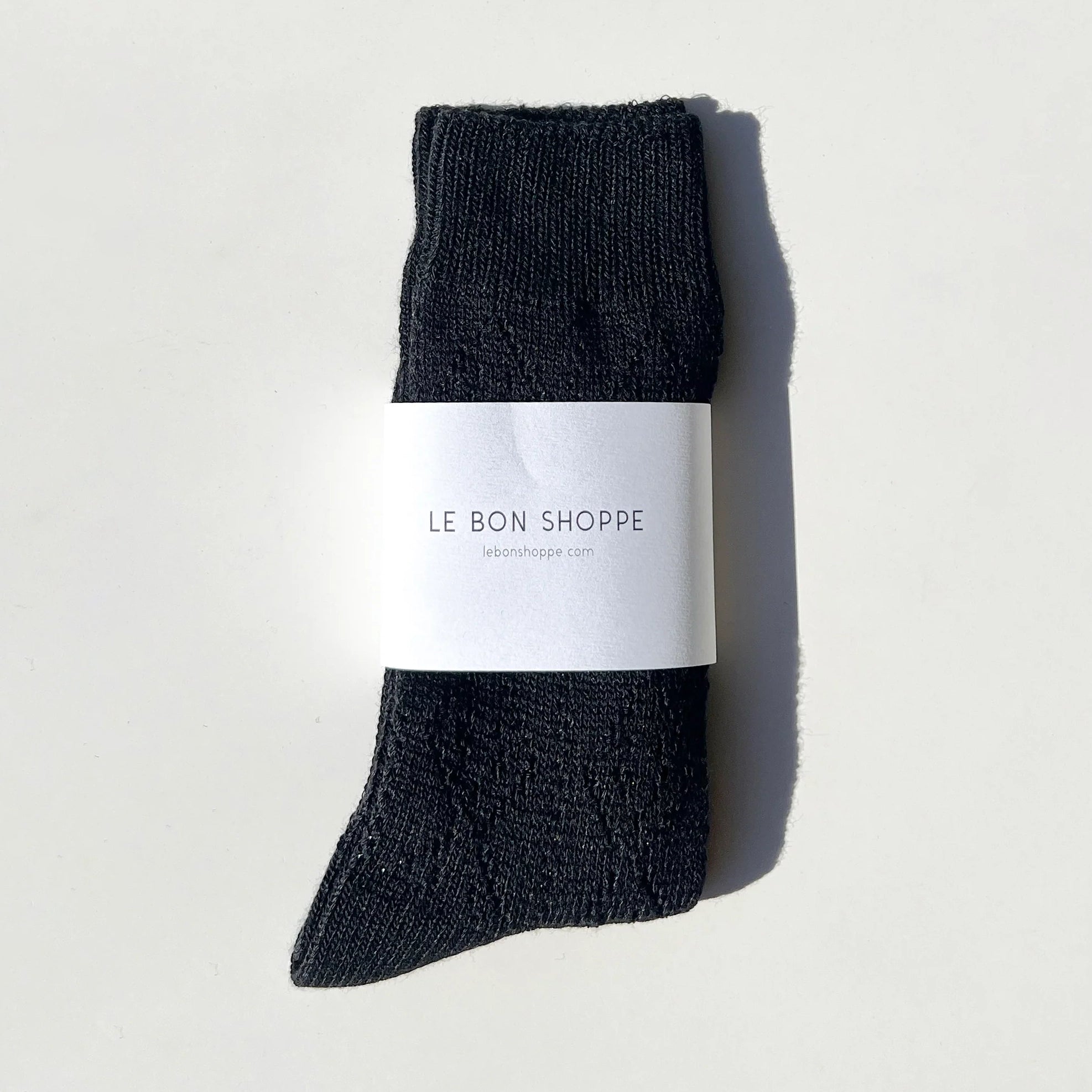 Modal Eyelet Socks, Jet Black