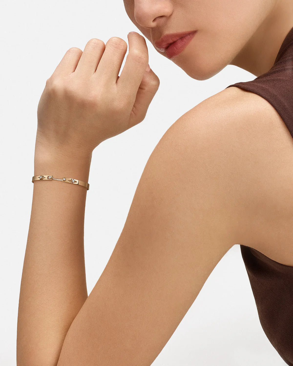 Reverie Mood 4mm Diamond Bangle