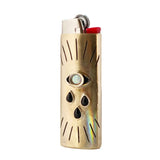 Therese Kuempel | Handmade Brass and Gemstone Lighter Case, Moody