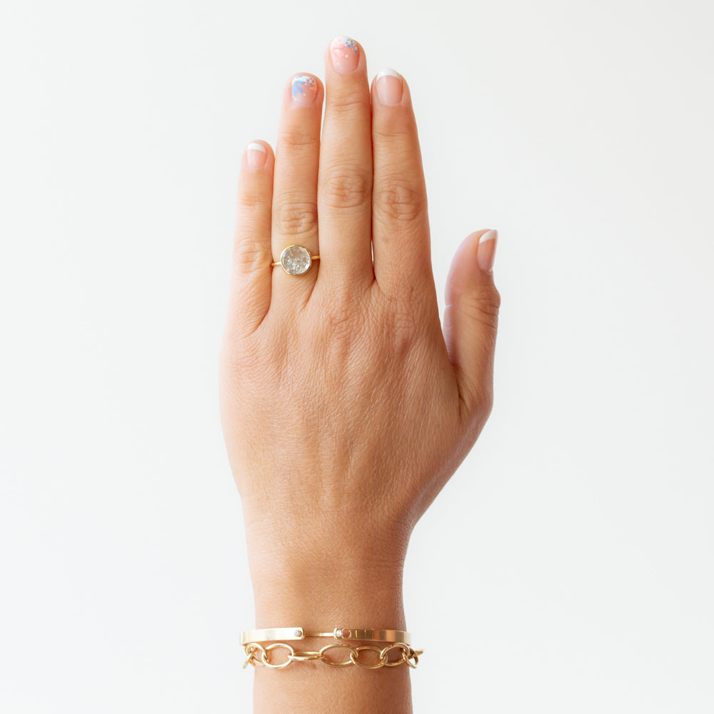 Core Round Diamond Shaker Ring