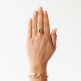 Ten Fourteen Petite Emerald Ring