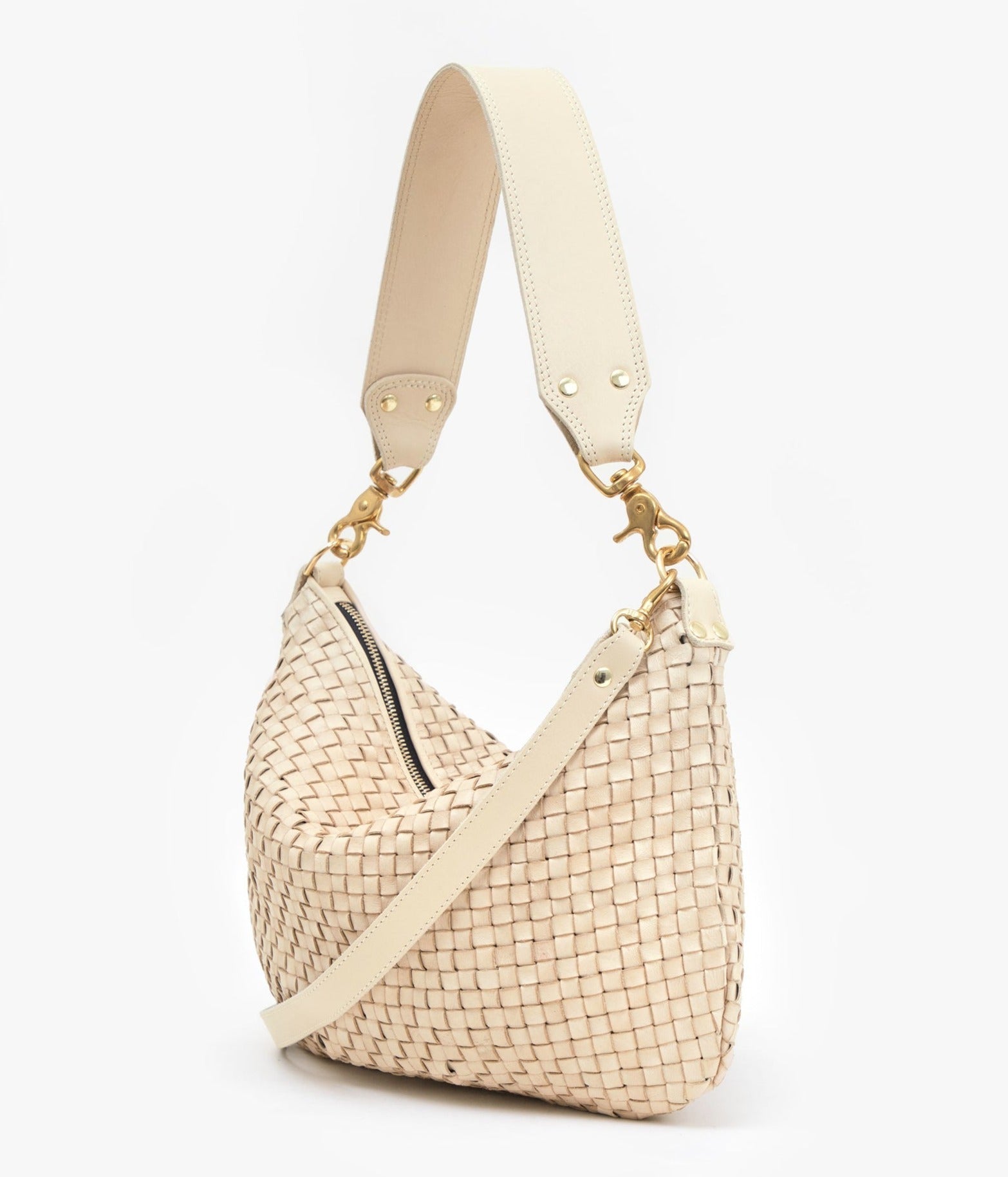 Moyen Messenger, Woven Checker Cream