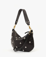 Moyen Messenger, Black Naturelle with Studs