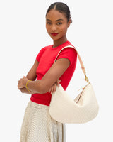 Moyen Messenger, Woven Checker Cream