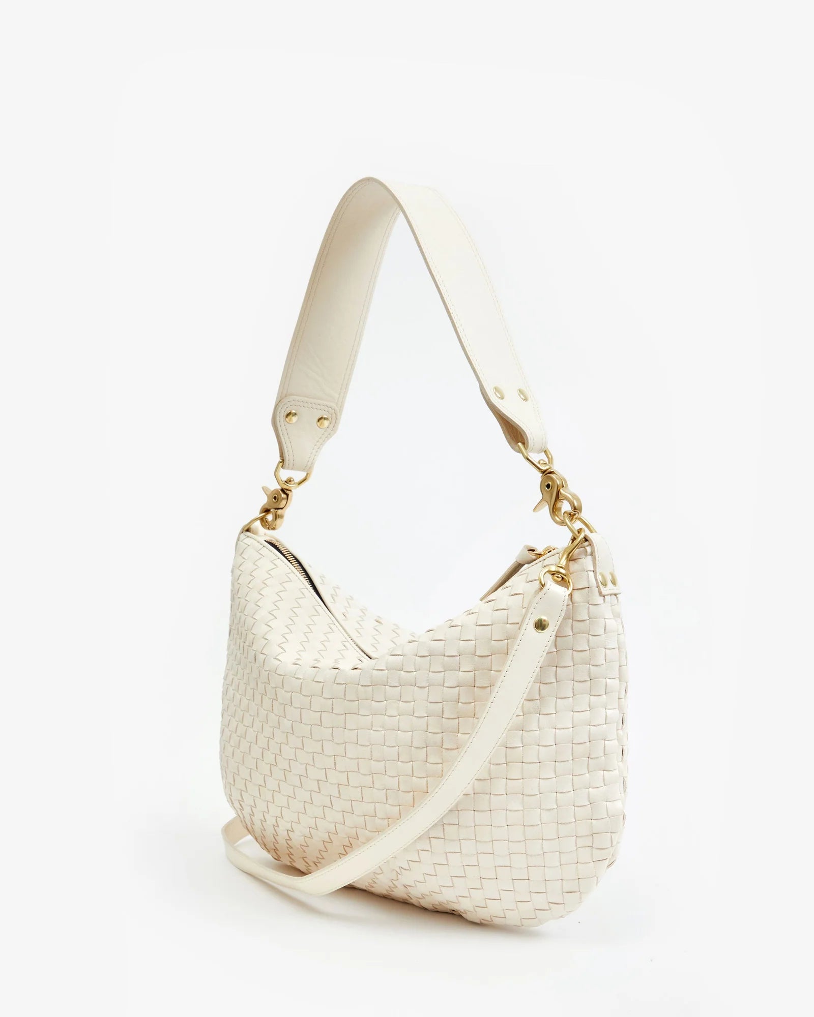 Moyen Messenger, Woven Checker Cream