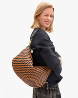 Moyen Messenger, Woven Zig-Zag, Black/Natural
