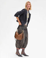 Moyen Messenger, Woven Zig-Zag, Black/Natural