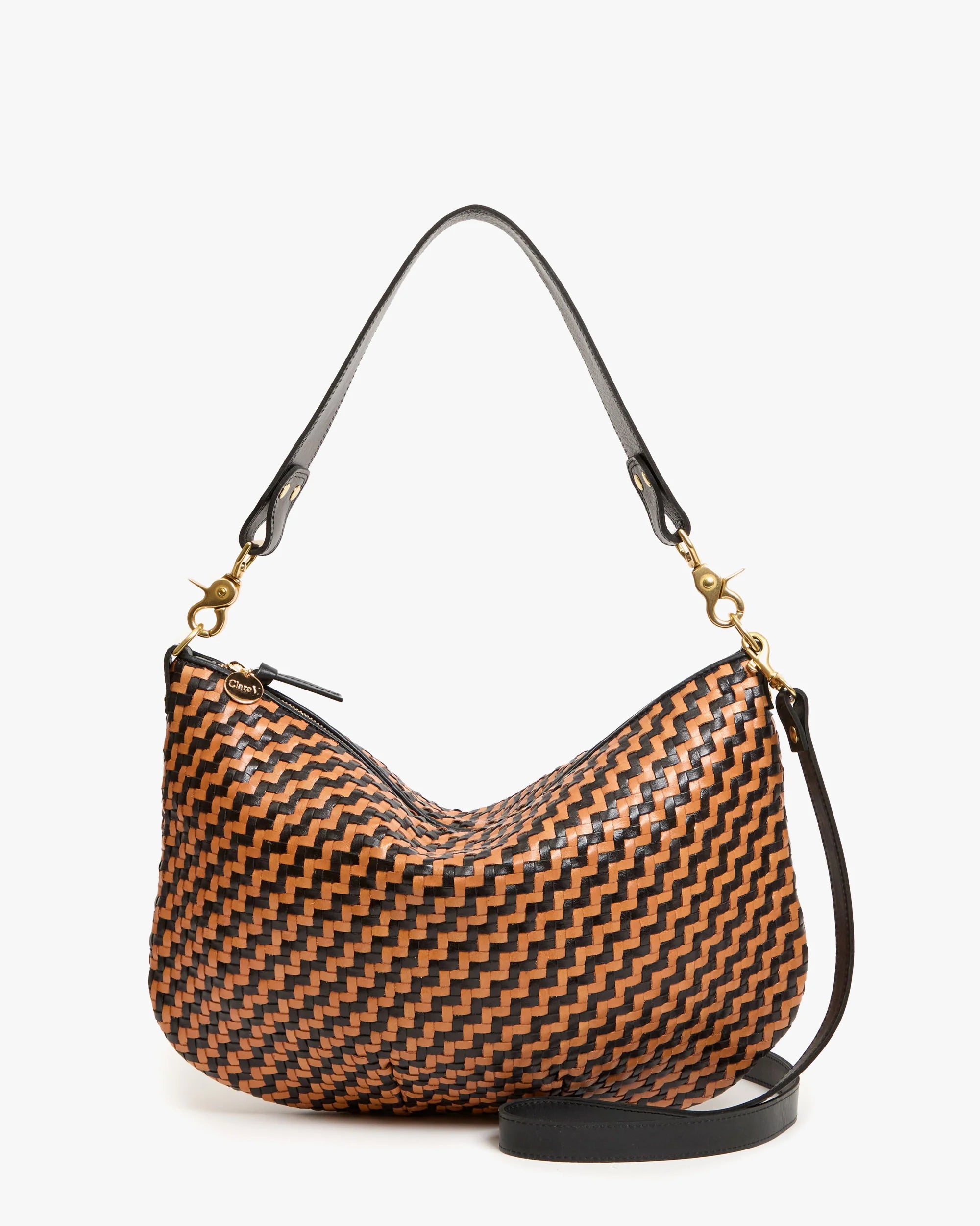 Moyen Messenger, Woven Zig-Zag, Black/Natural