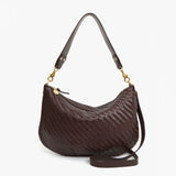Moyen Messenger, Chocolate Woven Zig Zag