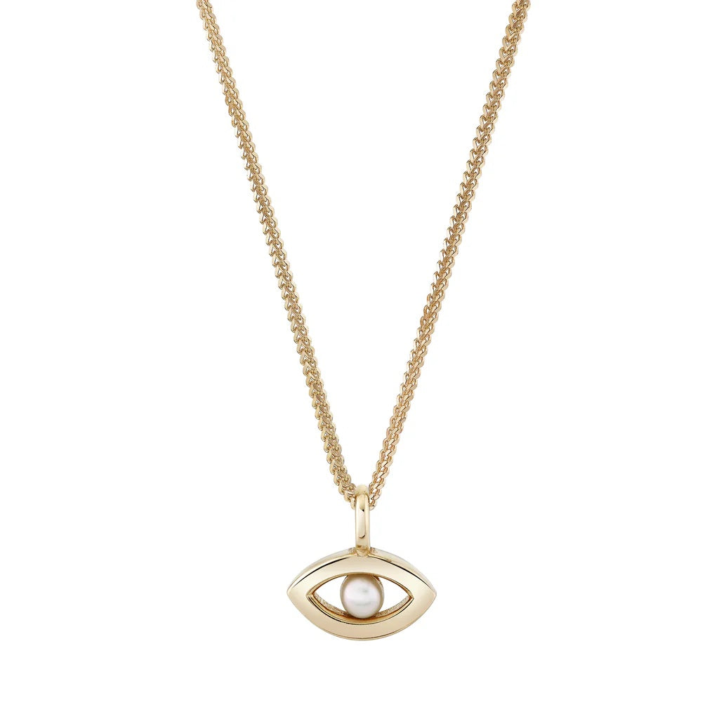 Evil Eye Talisman Charm with Pearl