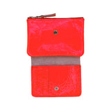 Tracey Tanner | Nico Wrap Wallet, Fluoro Red Patent