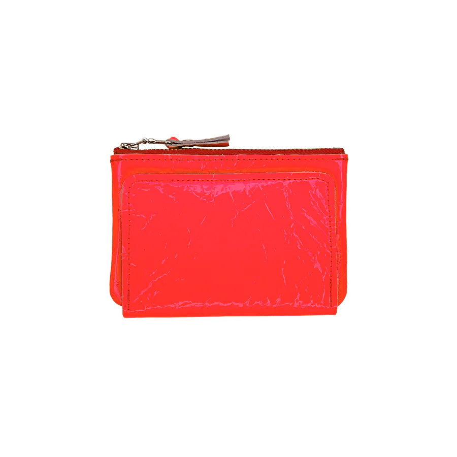 Tracey Tanner | Nico Wrap Wallet, Fluoro Red Patent