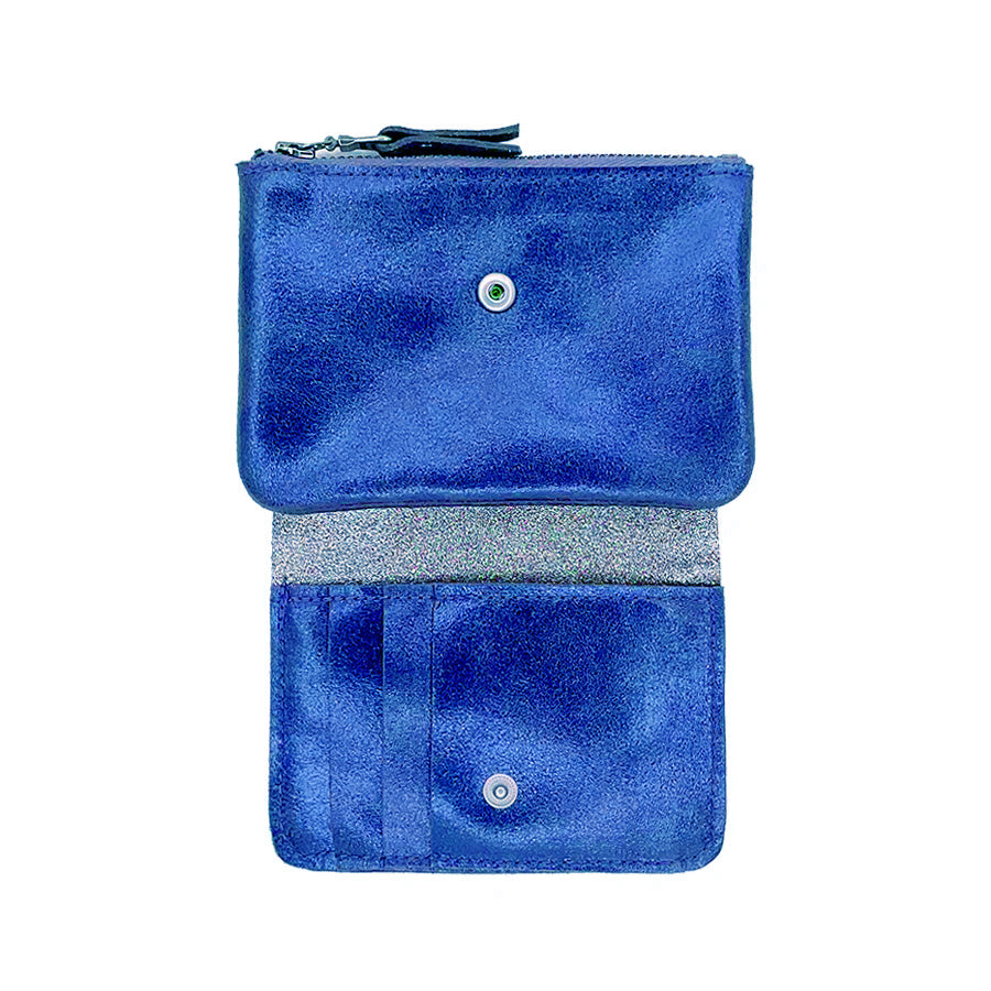 Tracey Tanner | Nico Wrap Wallet, Hologram Cobalt