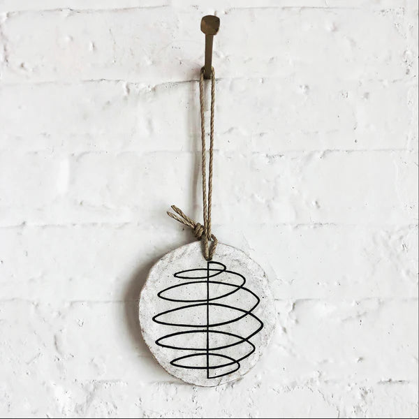 Large Round Ornament, Spiral