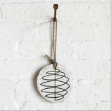 Large Round Ornament, Spiral