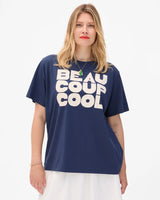 Original Tee, Navy with Cream Beaucoup Cool