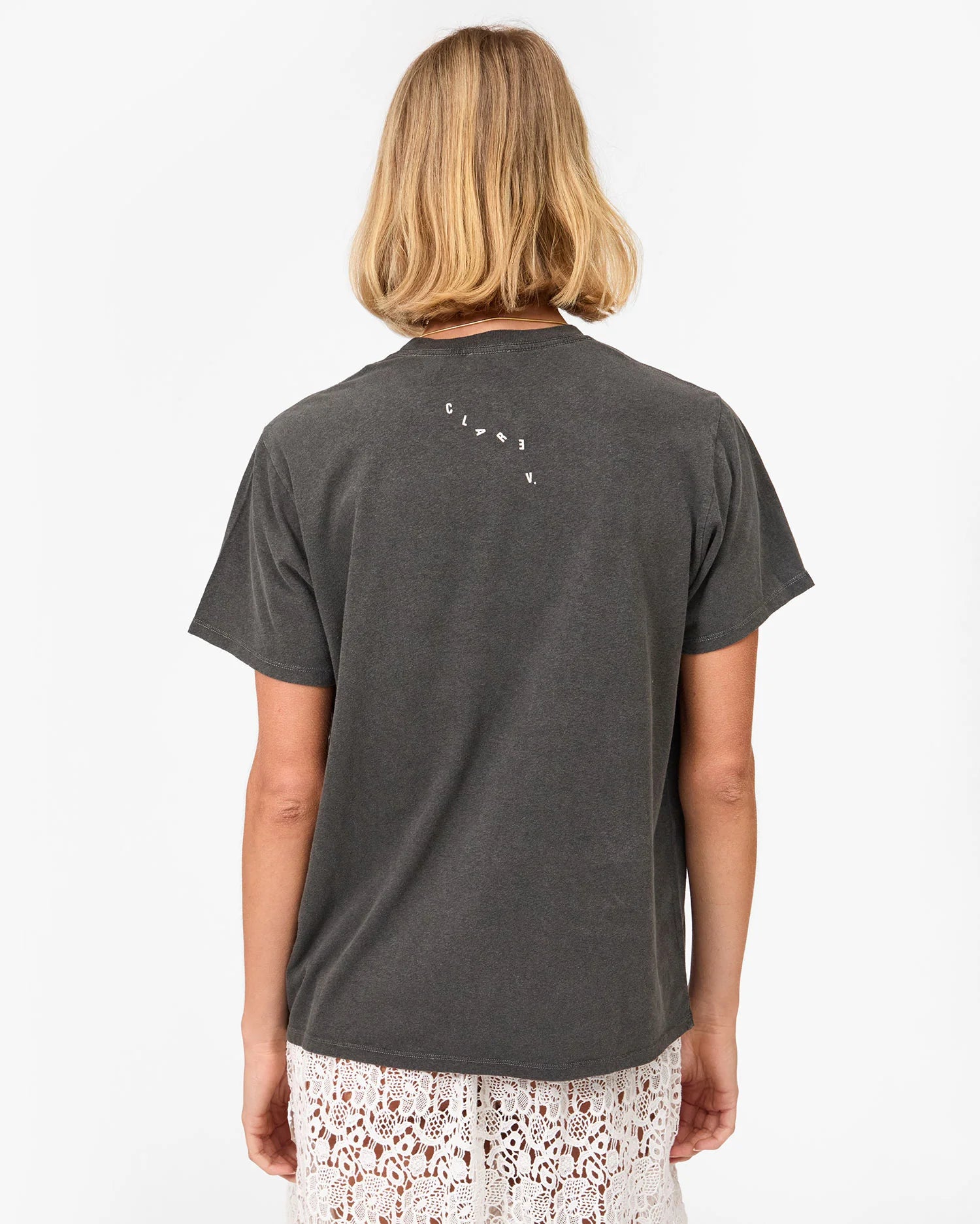 Original Tee, Faded Black with Cream Le Sex Le Drugs Le Rock 'n' Roll