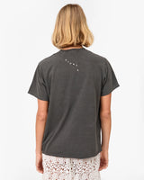 Original Tee, Faded Black with Cream Le Sex Le Drugs Le Rock 'n' Roll