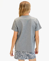 Original Tee, Grey with Green and White Snake