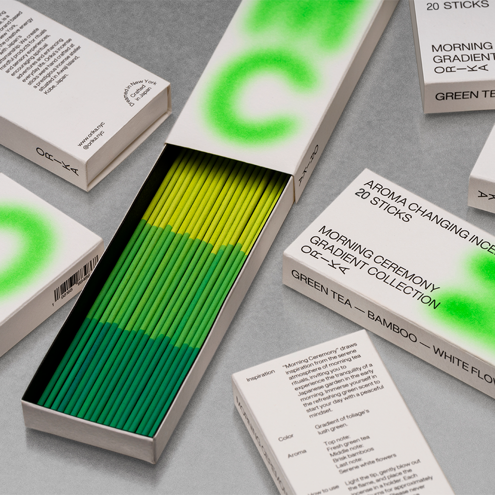 Morning Ceremony: Green Tea Gradient Scent-Changing Incense