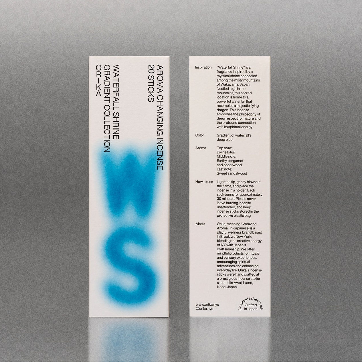 Waterfall Shrine: Woody Gradient Scent-Changing Incense