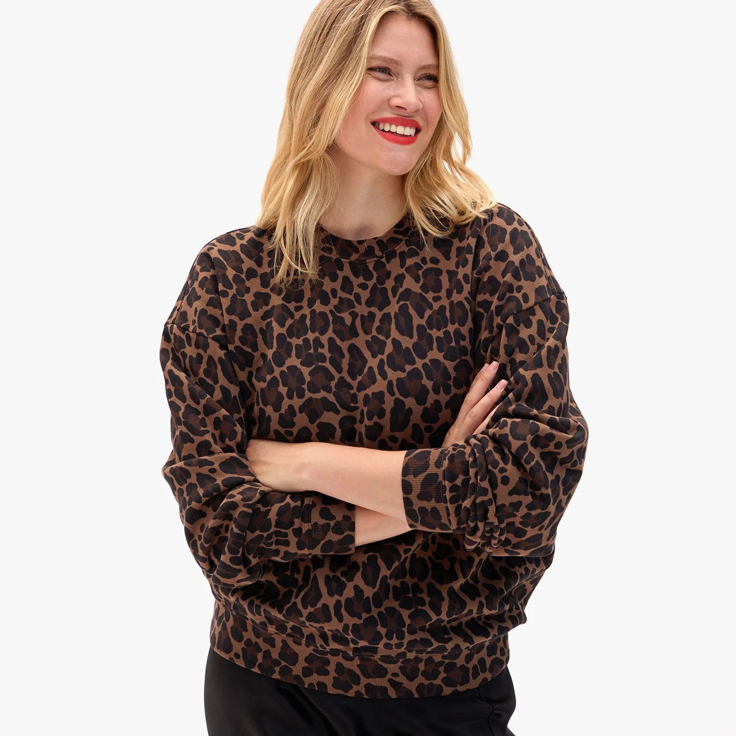 Oversized Sweatshirt, Amande Double Jag