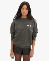 Oversized Sweatshirt, Faded Black Eyes