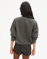 Oversized Sweatshirt, Faded Black Eyes
