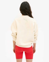 Oversized Sweatshirt, Cream Le Weekend