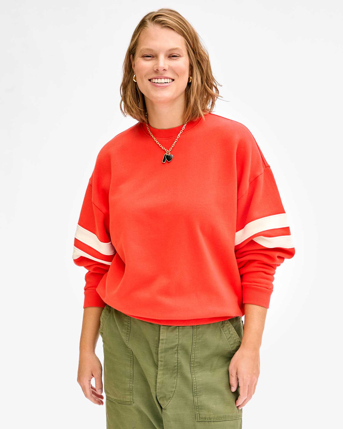 スウェット・トレーナー *MUSINSA STANDARD* Flat terry oversized sweatshirt Lemonade Oversized Varsity Sweatshirt – Clare V.