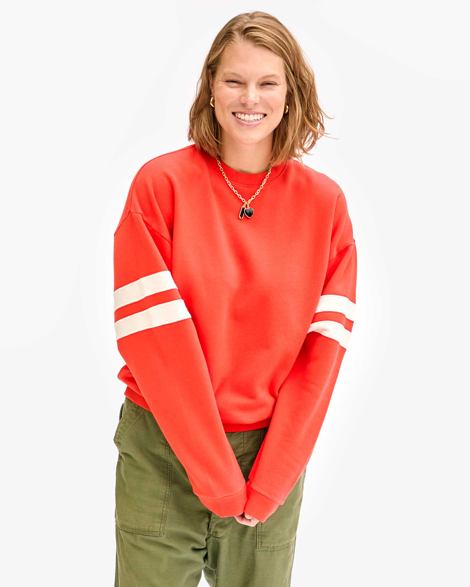もちもちコアラ　poppy LACE ZIP SWEATSHIRT FOX HEAD PATCH COMFORT HALF ZIP SWEATSHIRT | Maison Kitsuné