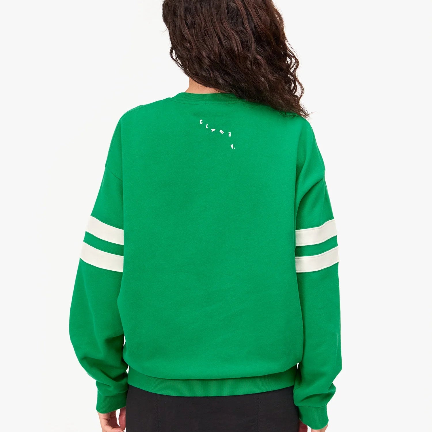 Oversized Varsity Sweatshirt, Green