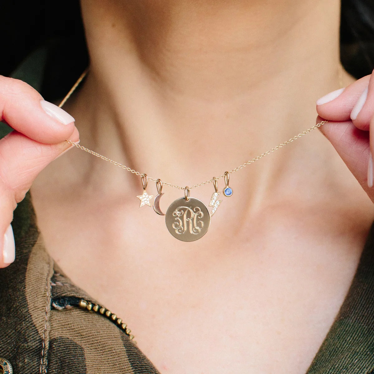 Midi Bitty Crescent Moon Charm