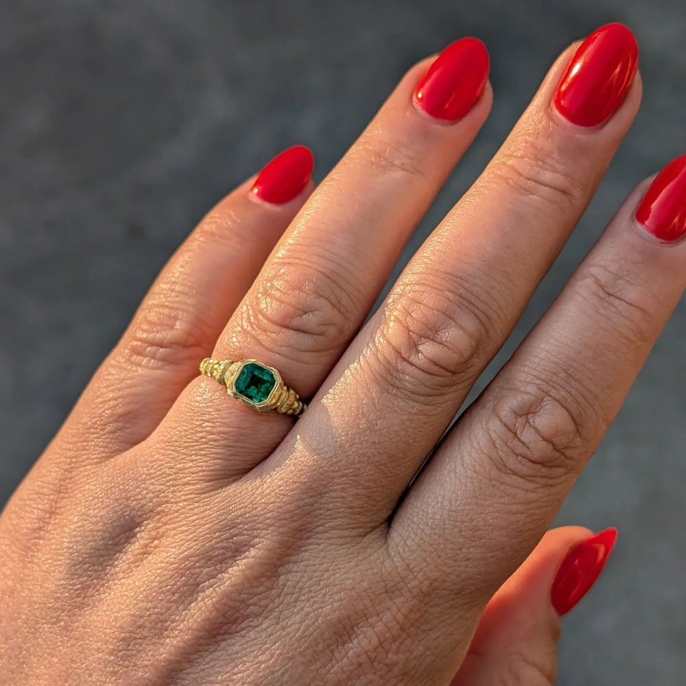 Emerald Anam Cara Ring