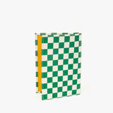 Passport Sleeve, Fern / Ivory Chantal Checkers
