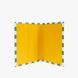 Passport Sleeve, Fern / Ivory Chantal Checkers
