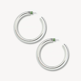 2" Perfect Hoops, Silver
