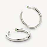 2" Perfect Hoops, Silver